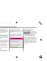 Предварительный просмотр 38 страницы Honda TSX 2006 Owner'S Manual