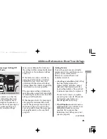 Предварительный просмотр 39 страницы Honda TSX 2006 Owner'S Manual