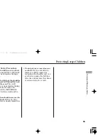 Предварительный просмотр 59 страницы Honda TSX 2006 Owner'S Manual