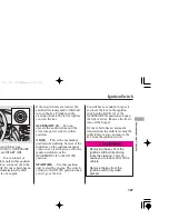 Предварительный просмотр 131 страницы Honda TSX 2006 Owner'S Manual