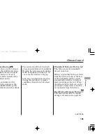 Предварительный просмотр 169 страницы Honda TSX 2006 Owner'S Manual