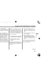 Предварительный просмотр 185 страницы Honda TSX 2006 Owner'S Manual