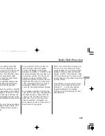 Предварительный просмотр 205 страницы Honda TSX 2006 Owner'S Manual