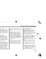 Предварительный просмотр 211 страницы Honda TSX 2006 Owner'S Manual