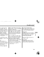 Предварительный просмотр 215 страницы Honda TSX 2006 Owner'S Manual