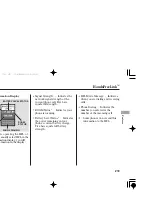 Предварительный просмотр 217 страницы Honda TSX 2006 Owner'S Manual