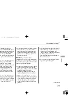 Предварительный просмотр 221 страницы Honda TSX 2006 Owner'S Manual