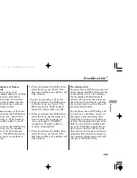 Предварительный просмотр 225 страницы Honda TSX 2006 Owner'S Manual