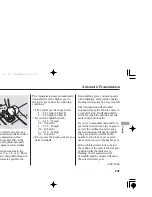 Предварительный просмотр 251 страницы Honda TSX 2006 Owner'S Manual