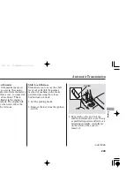 Предварительный просмотр 253 страницы Honda TSX 2006 Owner'S Manual