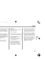 Предварительный просмотр 255 страницы Honda TSX 2006 Owner'S Manual