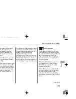 Предварительный просмотр 257 страницы Honda TSX 2006 Owner'S Manual