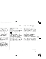 Предварительный просмотр 259 страницы Honda TSX 2006 Owner'S Manual