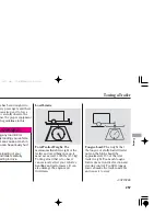 Предварительный просмотр 261 страницы Honda TSX 2006 Owner'S Manual