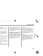 Предварительный просмотр 265 страницы Honda TSX 2006 Owner'S Manual