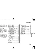 Предварительный просмотр 267 страницы Honda TSX 2006 Owner'S Manual