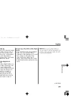 Предварительный просмотр 295 страницы Honda TSX 2006 Owner'S Manual