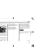 Предварительный просмотр 301 страницы Honda TSX 2006 Owner'S Manual