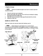 Preview for 28 page of Honda ULT425LNU Owner'S Manual