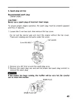 Preview for 50 page of Honda UMK425 Owner'S Manual