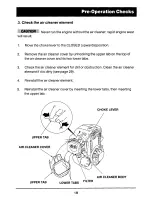 Предварительный просмотр 20 страницы Honda UMS425U Owner'S Manual