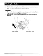 Предварительный просмотр 25 страницы Honda UMS425U Owner'S Manual