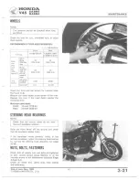 Предварительный просмотр 45 страницы Honda V 45 SABRE-VF750S 1982 Shop Manual