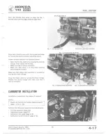 Предварительный просмотр 63 страницы Honda V 45 SABRE-VF750S 1982 Shop Manual