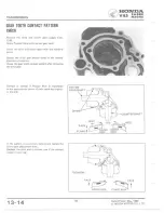 Предварительный просмотр 188 страницы Honda V 45 SABRE-VF750S 1982 Shop Manual