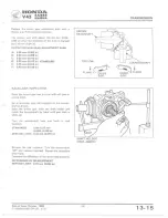 Предварительный просмотр 189 страницы Honda V 45 SABRE-VF750S 1982 Shop Manual