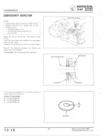 Предварительный просмотр 192 страницы Honda V 45 SABRE-VF750S 1982 Shop Manual