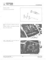 Предварительный просмотр 195 страницы Honda V 45 SABRE-VF750S 1982 Shop Manual