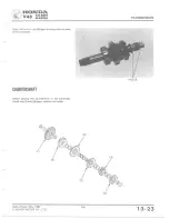 Предварительный просмотр 197 страницы Honda V 45 SABRE-VF750S 1982 Shop Manual