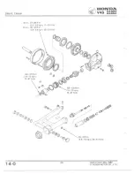 Предварительный просмотр 199 страницы Honda V 45 SABRE-VF750S 1982 Shop Manual