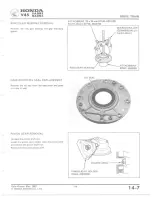 Предварительный просмотр 206 страницы Honda V 45 SABRE-VF750S 1982 Shop Manual