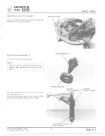 Предварительный просмотр 210 страницы Honda V 45 SABRE-VF750S 1982 Shop Manual