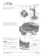 Предварительный просмотр 212 страницы Honda V 45 SABRE-VF750S 1982 Shop Manual