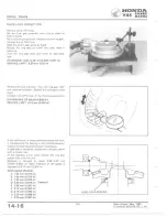 Предварительный просмотр 214 страницы Honda V 45 SABRE-VF750S 1982 Shop Manual