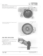 Предварительный просмотр 216 страницы Honda V 45 SABRE-VF750S 1982 Shop Manual