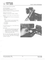 Preview for 253 page of Honda V 45 SABRE-VF750S 1982 Shop Manual