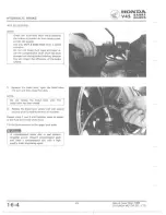 Preview for 263 page of Honda V 45 SABRE-VF750S 1982 Shop Manual