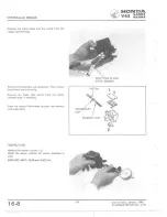 Preview for 267 page of Honda V 45 SABRE-VF750S 1982 Shop Manual