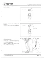 Preview for 285 page of Honda V 45 SABRE-VF750S 1982 Shop Manual