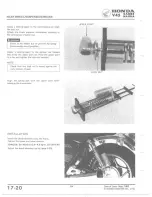 Preview for 292 page of Honda V 45 SABRE-VF750S 1982 Shop Manual