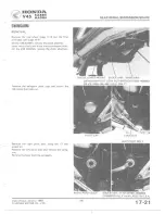 Preview for 293 page of Honda V 45 SABRE-VF750S 1982 Shop Manual