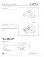 Предварительный просмотр 354 страницы Honda V 45 SABRE-VF750S 1982 Shop Manual