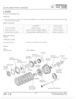 Предварительный просмотр 358 страницы Honda V 45 SABRE-VF750S 1982 Shop Manual