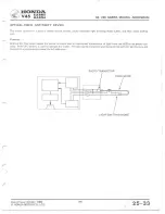 Предварительный просмотр 376 страницы Honda V 45 SABRE-VF750S 1982 Shop Manual