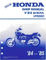 Honda V30 Magna Manual предпросмотр