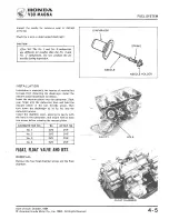 Предварительный просмотр 57 страницы Honda V30 Magna Manual